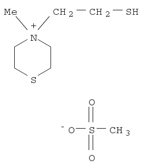 Thiomorpholinium, 4-(2-mercaptoethyl)-4-methyl-, methanesulfonate(salt)